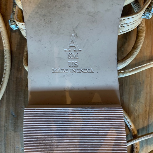 Anthropologie Puka Ankle-Tie Sandals - Picture 5 of 9